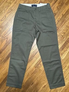 Pantalones chinos Abercrombie & Fitch - Para hombre 30x32 - Oliva informales calce suelto nuevos con etiquetas - Imagen 1 de 11