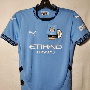 Maglia Manchester City Youth Medium Premier League Calcio Haaland 9 Puma Shirt - Foto 1 di 12