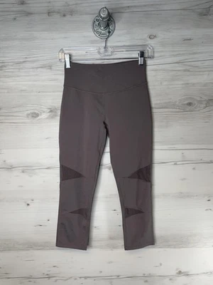 Leggings Yummie para mujer XS gris tiro alto panel de malla recortado yoga ropa deportiva Foto 1 de 4