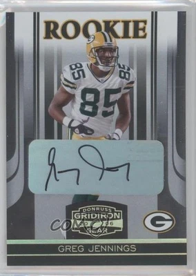 Donruss Gridiron Gear Gold Signatures 2006/100 Greg Jennings novato automático radiocontrol Foto 1 de 2