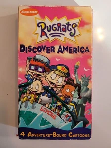 Rugrats - Discover America (2000 VHS) Nickelodeon Animated Y2K Tommy Chuckie - Picture 1 of 7