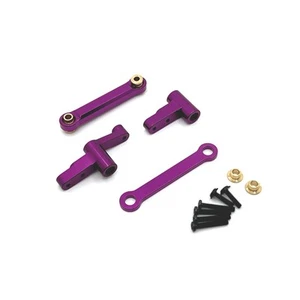 For MJX 1/14 14209 14210 Metal Upgrade Retrofit Steering Component RC Car Parts - Picture 1 of 10