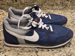 Nike Air Vengeance Vintage Sneakers Blue White Grey Red Retro 8 Y Youth - Picture 1 of 8