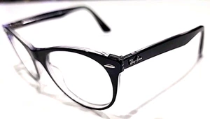 Gafas de sol Ray Ban RB2185 1294/3M redondas negras marco Italia 55-18 145 - Imagen 1 de 9