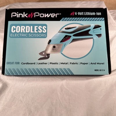 Tijeras eléctricas inalámbricas Pink Power para manualidades, acolchados, costura Foto 1 de 4