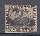 BRITISH WESTERN AUSTRALIA, SC # 1, USED