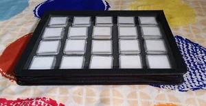 GEMS Diamond Display Storage top pouch with 20 transparent box 3.5x3.5 cm - Picture 1 of 7