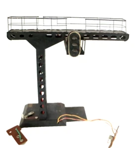 AC4477: Alte G. m.P.Scientific Jouets 0 Spur Signal Brücke - Bild 1 von 3