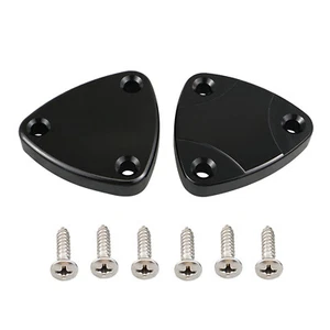 BEVINSEE For Pontiac Firebird For Chevy Camaro Sun Visor Plate Brackets Black - Bild 1 von 10