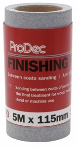 ProDec 320 Finishing Paper 5m x 115 mm Sandpaper Wet Dry PAFP Extra Fine 320 - Picture 1 of 4