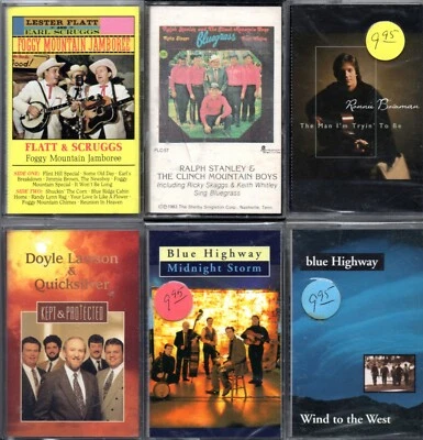 FANTASTIC & RARE SET OF SEALED BLUEGRASS CASSETTES BLUE HIGHWAY LRB D LAWSON - Image 1 of 4