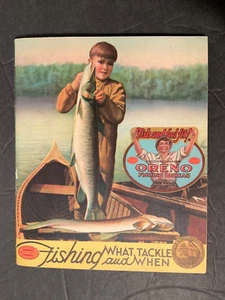 South Bend Bait Co 1933 Angelkatalog - 100 Seiten + 3-inst Boy Muskie Cover NM - Bild 1 von 7