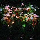 2PCS LED Solar Outdoor Waterproof Lights Garden Yard Lawn Landscape Daisy Lamp
