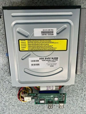 Rimage 20X DVD +- R/RW 12X +- Dual Layer Drive AD5200 Black with Fire Wire board - Image 1 of 3