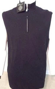 Ralph Lauren RLX Mens Black Golf Vest New with Tags Large - Picture 1 of 13