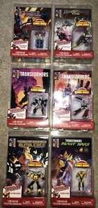 Squeezlings Sidekicks” The Transformers”Complete Set Of 6 Comics & Figurines NIP - Picture 1 of 23