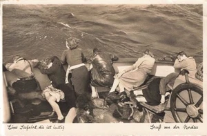 707456) AK Schiffe - "Eine Seefahrt die ist lustig" Seekranke !!! - Bild 1 von 1