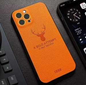 Square Leather Cover For iPhone - Photo 1/4