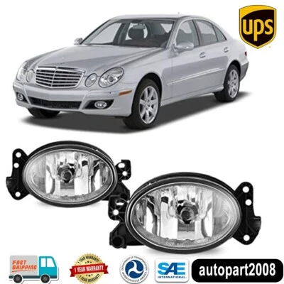 Fog Lights For 2007 2008 2009 Mercedes Benz E320 R320 E63 Driving Bumper Lamps - Image 1 of 4