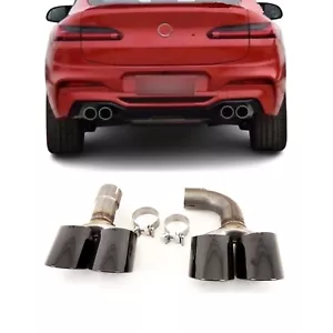 Silenciador silenciador tubo de escape cuádruple estilo X4M brillo para BMW X4 G02 - Imagen 1 de 11