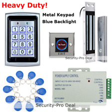 RFID Card&Password Door Access Control Kit +Inset Magnetic Lock+ Touchless Exit