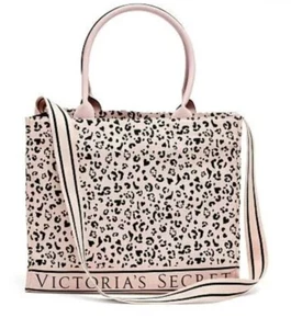 Victoria Secret Leopard Logo Tote Bag NWT Limited Edition Shopper Bag - Picture 1 of 1