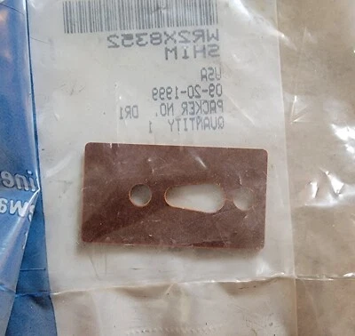 Cuña manija puerta refrigerador WR2X8352 GE NUEVO Hotpoint OEM stock antiguo Foto 1 de 2