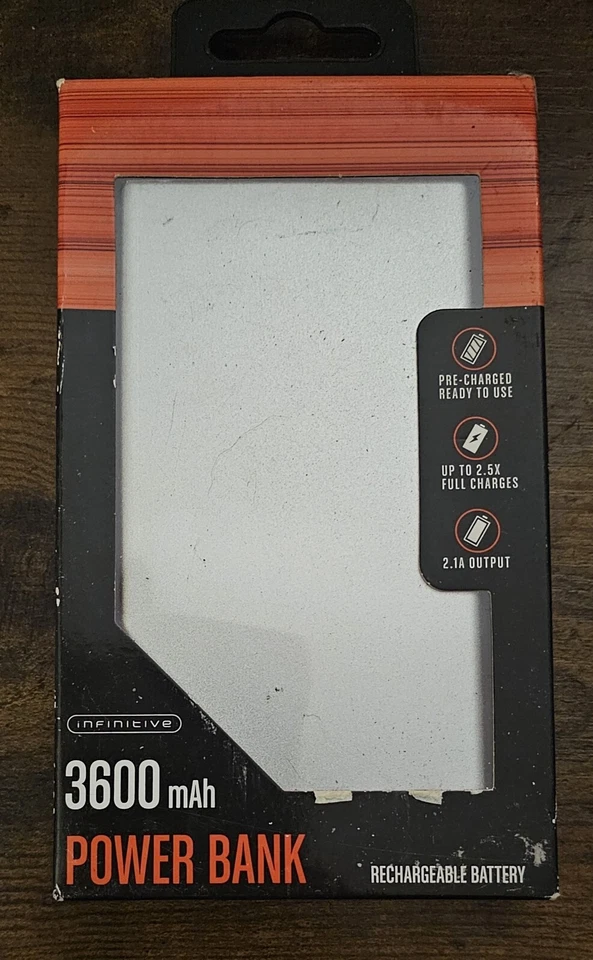 Power Bank 3600 mAh by Infinitive Rechargeable Battery