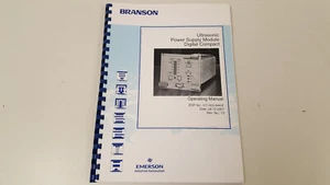 Branson digital compact manual EMERSON instrukcja RS232 - Zdjęcie 1 z 9