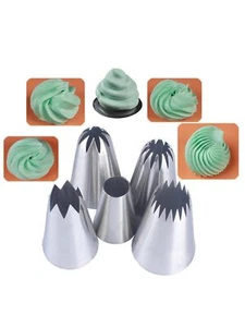 Piping Tips Large Pastry Tips SetCake Cream Decorating Tips for FrostingIcing... - Picture 1 of 4