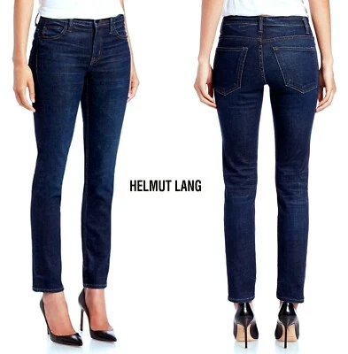 HELMUT LANG NWT $255 ANKLE SKINNY STRETCH INDIGO JEAN. MADE IN USA. SZ 24 - Image 1 of 4
