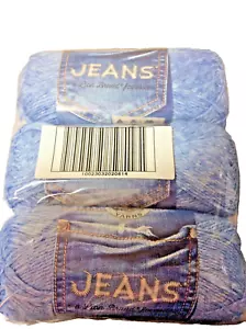 Lion Brand Yarns Jeans Color Faded 3 Pack - Picture 1 of 1