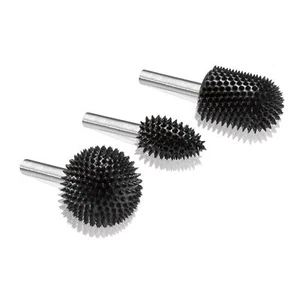 Kutzall Original 3 pc Burr Set 1/4" Shaft Very Coarse - Picture 1 of 2