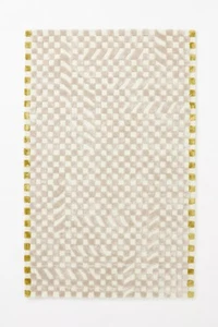 Handmade Tufted Wool & Viscose Julia Rug, Modern Abstract Design, Soft & Durable - Picture 1 of 2