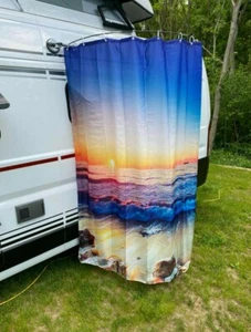 Camping Outdoor Ducha / Cabina de ducha con ventosas para autocaravana - rob-fox - Imagen 1 de 6