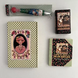 Mary Engelbreit Vtg LOT: Charmed Life Organizer, Chair of Bowlies Soap, Book Pen - Picture 1 of 14