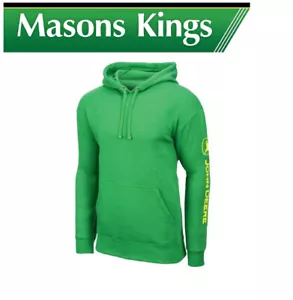 Sudadera con Capucha John Deere Verde con Logo Amarillo MC130219GR Adulto Tallas XS-3XL - Imagen 1 de 3