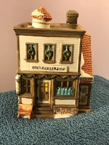 Christmas village Department 56 Ben's Barber Shop MAX5788 - Picture 1 of 9