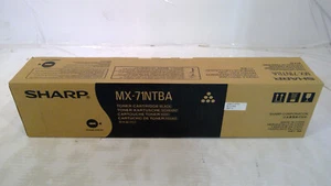 Genuine Sharp MX-6201N/MX-7001N Black Toner Cartridge MX-71NTBA, MX71NTBA - Picture 1 of 5
