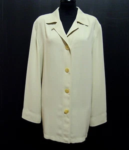 LUISA SPAGNOLI VINTAGE Giacca Donna Jersey Woman Jacket Sz.L - Imagen 1 de 1