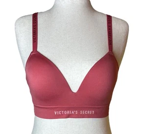 Victoria’s Secret Bralette BURNT ORANGE mit weißem Logo Größe Large - Bild 1 von 3