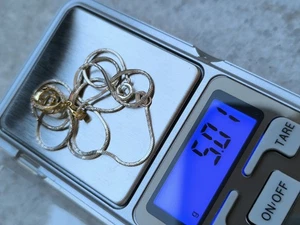 Lovely vintage pendant with silver 925 chain, 5 g, Germany  - Picture 1 of 10