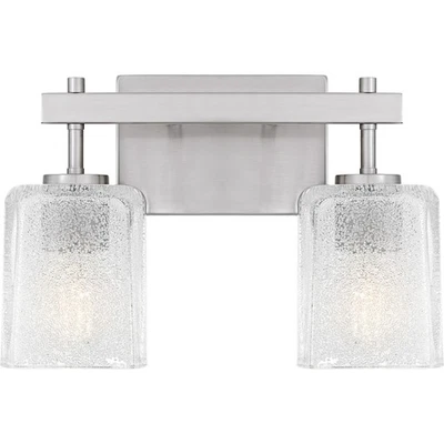 Lámpara de tocador de baño de níquel cepillado de la colección Brenthouse Foto 1 de 4