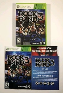 NO GAME, CASE AND MANUAL ONLY: Rock Band 3 (Xbox 360) PLEASE READ - Picture 1 of 8