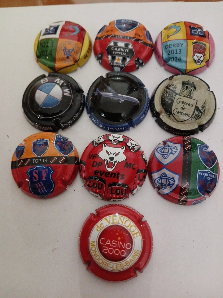 Capsule de Champagne Lot De 10 De Venoge - Photo 1/1