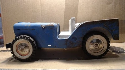 Tonka Toys Jeep Azul Piezas Vehículo Acero Prensado EE. UU. Gama 1:16/18 Foto 1 de 4