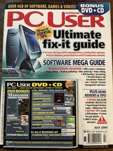 Australian PC User - July 2005 - Vintage Computer Technology Magazine (No Disc) - Bild 1 von 1