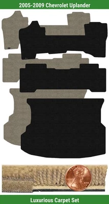 Juego de alfombrillas de lujo personalizadas para Chevrolet Uplander 2005-2009 (3 piezas) #FPH Foto 1 de 4