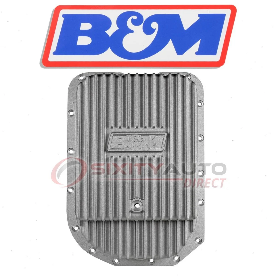 B&M Automatic Transmission Oil Pan for 2001-2004 GMC Sierra 1500 - Hard rw Foto 1 de 4