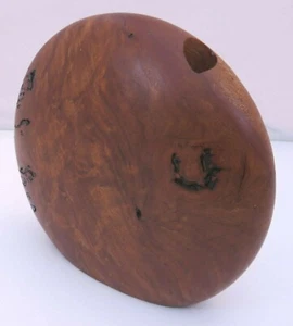 Treen Blackbutt Pen Holder Desk Stand by K. Mosse - Picture 1 of 6
